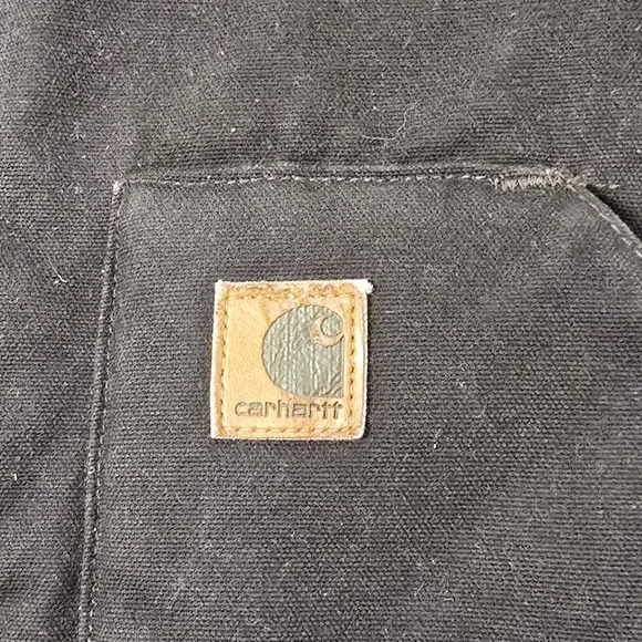 Carhartt Mens‎ 2XL Duck Detroit Vest Brown Quilted Lined Zip Front Workwear Warm - Picture 7 of 9